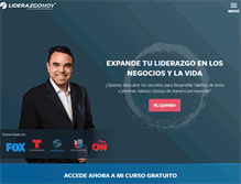 Tablet Screenshot of liderazgohoy.com